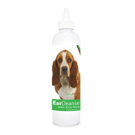 Healthy Breeds 8 oz Basset Hound Ear Cleanse with Aloe Vera Cucumber Melon 840235101284